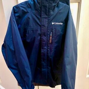 Columbia Dark Blue Windbreaker